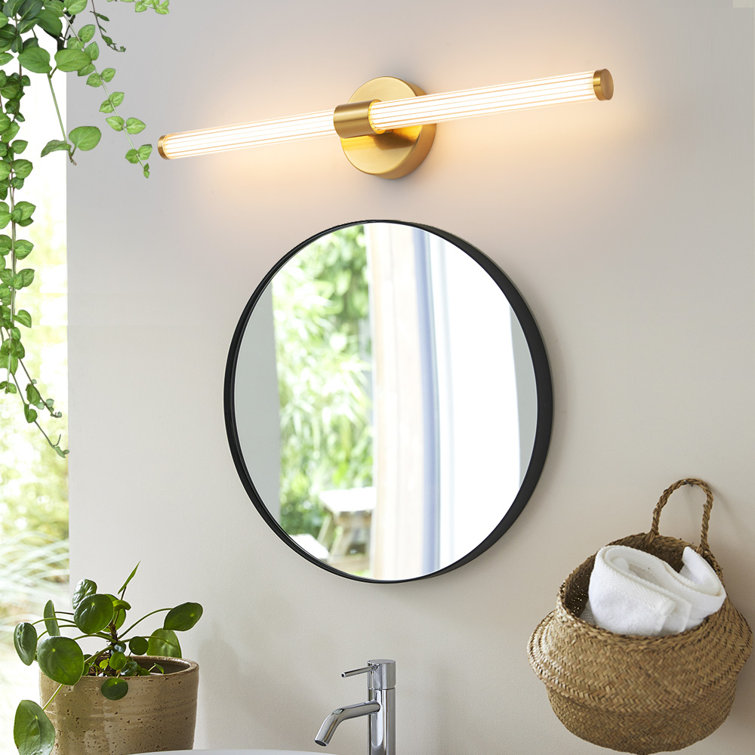 Circle store light mirror